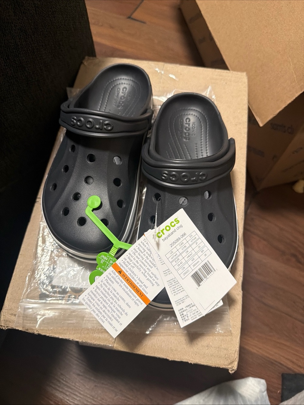 Crocs Unisex Bayaband Clog Slip-On Comfortable All Color, Size 7M / 9W